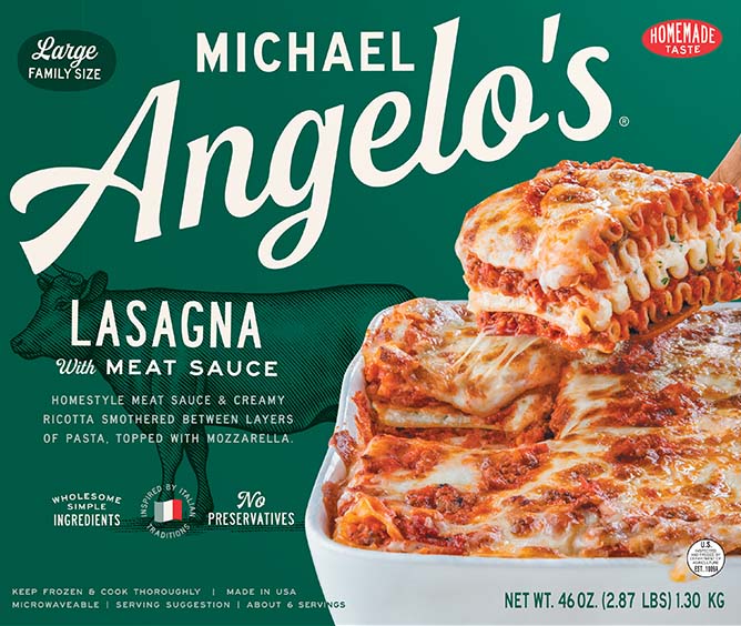 Lasagna with Meat Sauce Michael Angelo's